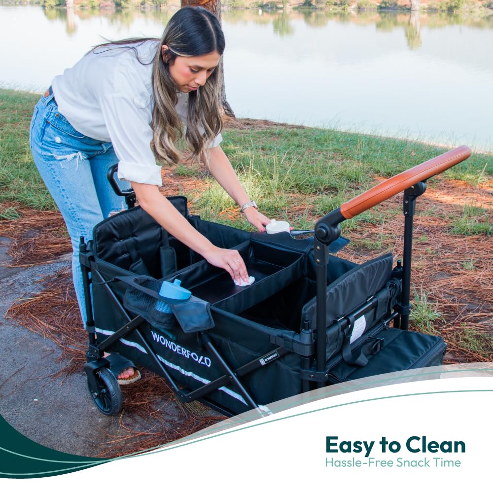 X Series Snack Tray for X4 Stroller Wagon with Flip-Out Cup Holders to Maximize Space, Easy Install (X4 Wagon Stroller Compatible ONLY)
