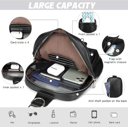 Mini Diaper Bag Crossbody Small Diaper Bag Purse with Wipes Pocket