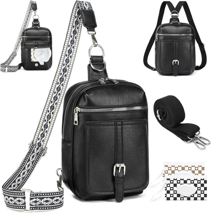 Mini Diaper Bag Crossbody Small Diaper Bag Purse with Wipes Pocket