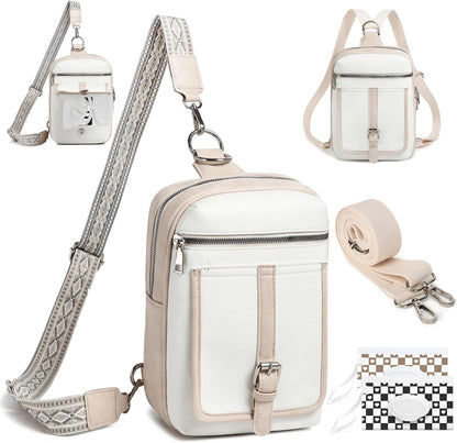 Mini Diaper Bag Crossbody Small Diaper Bag Purse with Wipes Pocket