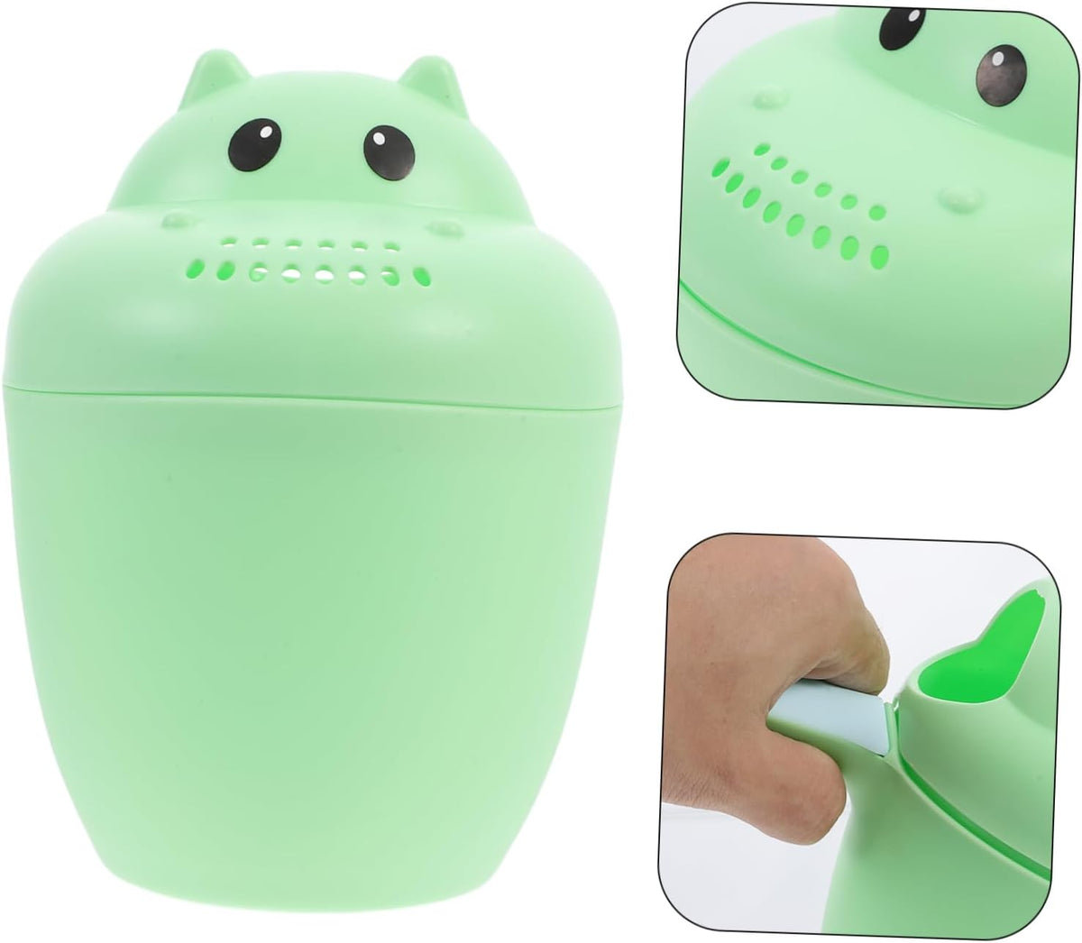 Baby Bath Rinse Cup 10oz Shower Rinser for Infants Food-Grade Plastic Easy Pour Design for Bathing and Shampooing Babies