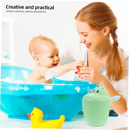 Baby Bath Rinse Cup 10oz Shower Rinser for Infants Food-Grade Plastic Easy Pour Design for Bathing and Shampooing Babies