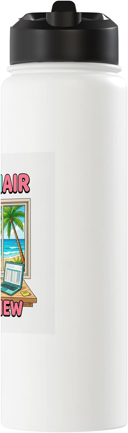 Focused Workspace Coastal Horizon Stainless Steel Insulated Water Bottle