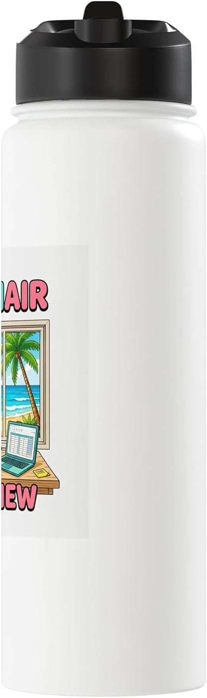 Focused Workspace Coastal Horizon Stainless Steel Insulated Water Bottle