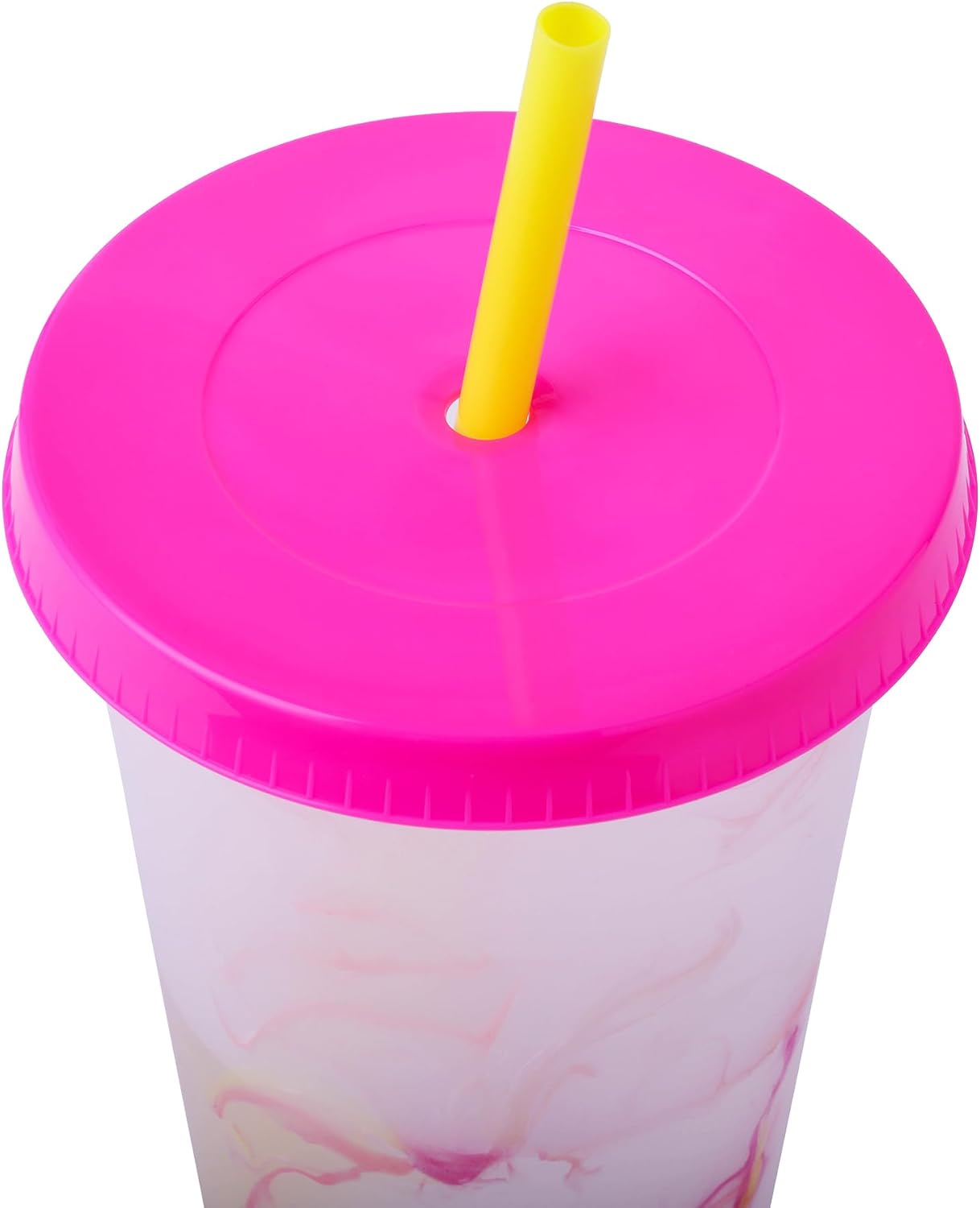 24oz Color Changing Reusable Cup Set - 6-Cups - Motivation