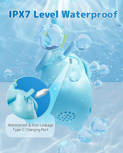 Baby Shower Head with Water Thermometer,3-in1 Interactive Bath Toy