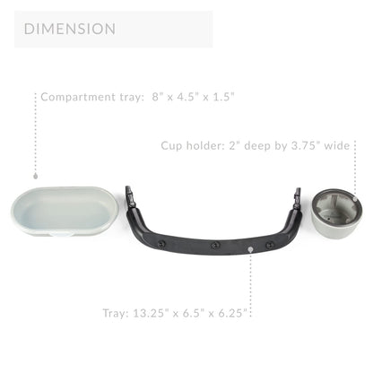 PEG Stroller Child's Tray - Accessory- Compatible with Ypsi Stroller