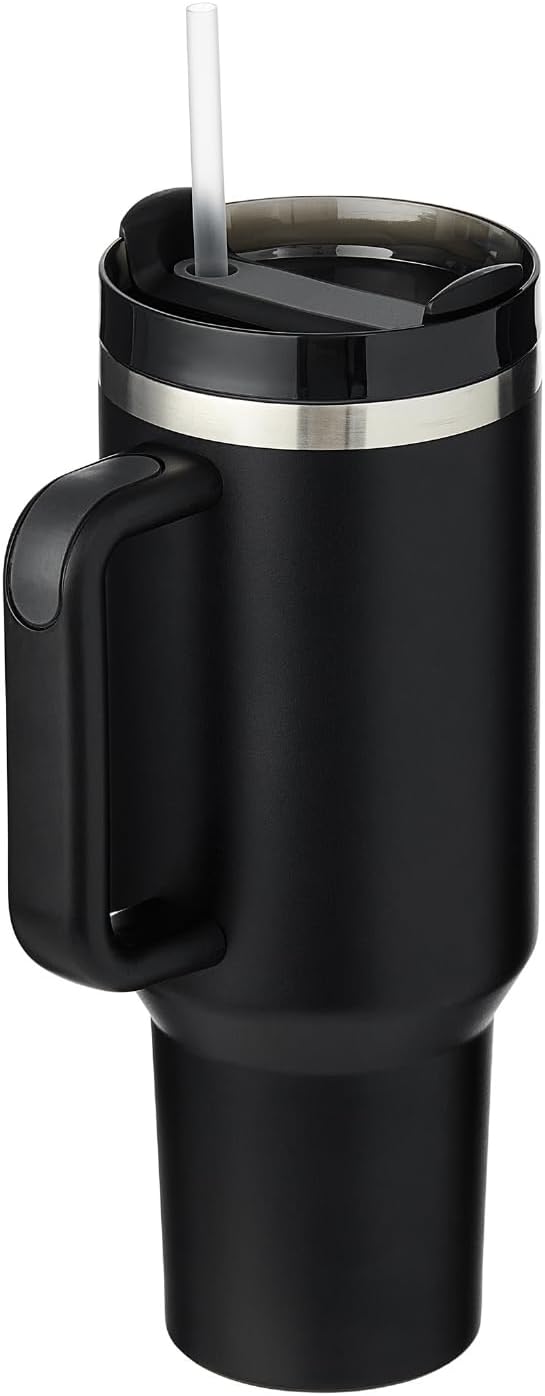 12oz Tumbler With Compartment for Ice, Double Insulated Stainless Steel Water Bottle With Twist Cap & Sip Lid, Travel Size for Purse & Reusable, Cup Holder Friendly Travel Coffee Mug (Cream)