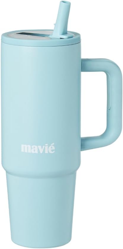 12oz Tumbler With Compartment for Ice, Double Insulated Stainless Steel Water Bottle With Twist Cap & Sip Lid, Travel Size for Purse & Reusable, Cup Holder Friendly Travel Coffee Mug (Cream)