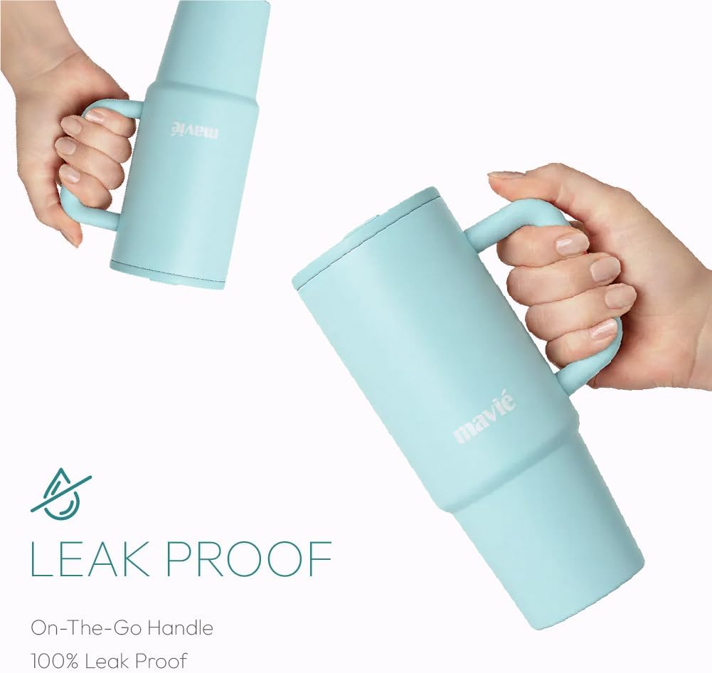 12oz Tumbler With Compartment for Ice, Double Insulated Stainless Steel Water Bottle With Twist Cap & Sip Lid, Travel Size for Purse & Reusable, Cup Holder Friendly Travel Coffee Mug (Cream)