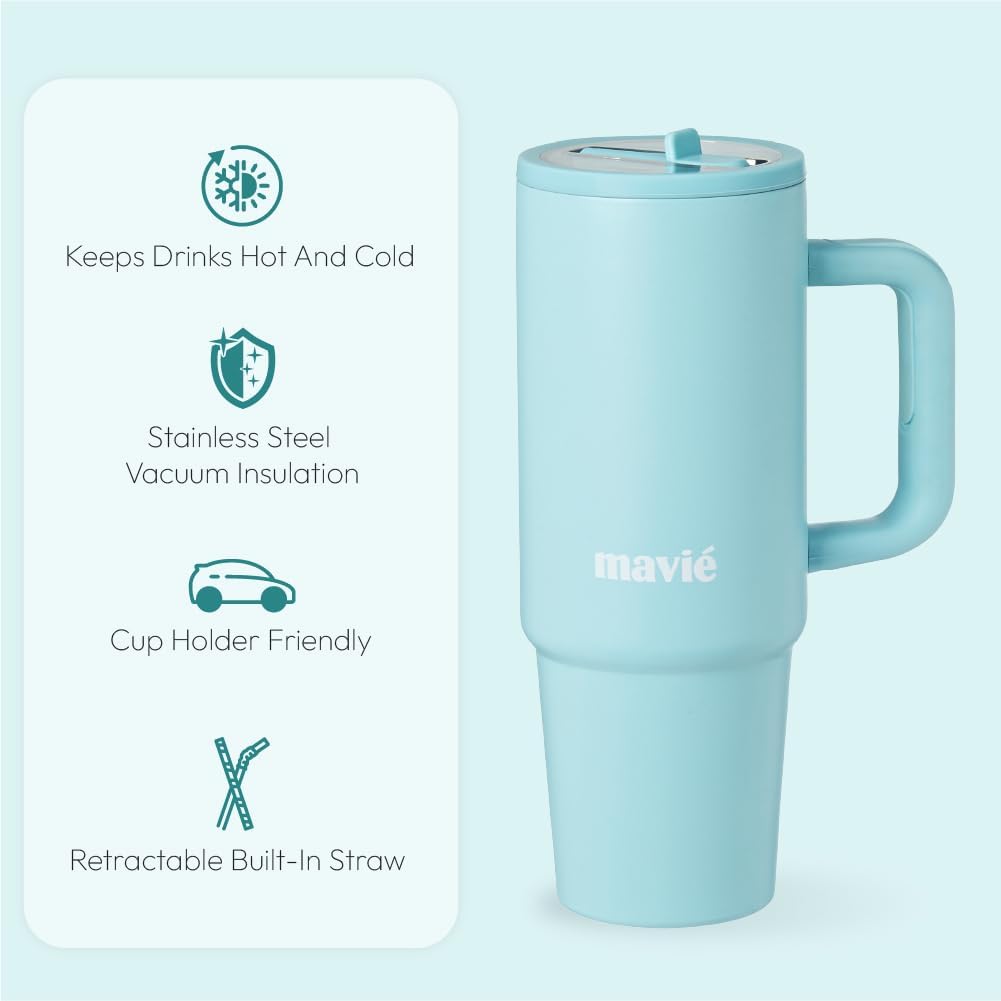 12oz Tumbler With Compartment for Ice, Double Insulated Stainless Steel Water Bottle With Twist Cap & Sip Lid, Travel Size for Purse & Reusable, Cup Holder Friendly Travel Coffee Mug (Cream)