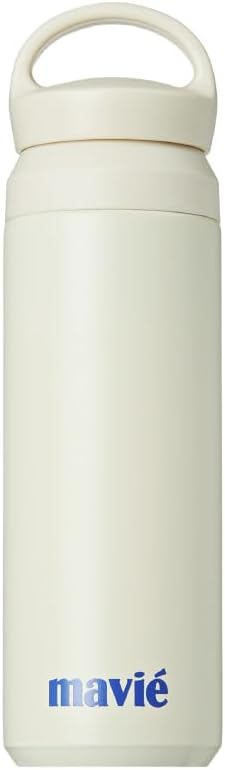 12oz Tumbler With Compartment for Ice, Double Insulated Stainless Steel Water Bottle With Twist Cap & Sip Lid, Travel Size for Purse & Reusable, Cup Holder Friendly Travel Coffee Mug (Cream)
