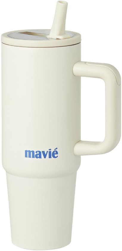 12oz Tumbler With Compartment for Ice, Double Insulated Stainless Steel Water Bottle With Twist Cap & Sip Lid, Travel Size for Purse & Reusable, Cup Holder Friendly Travel Coffee Mug (Cream)