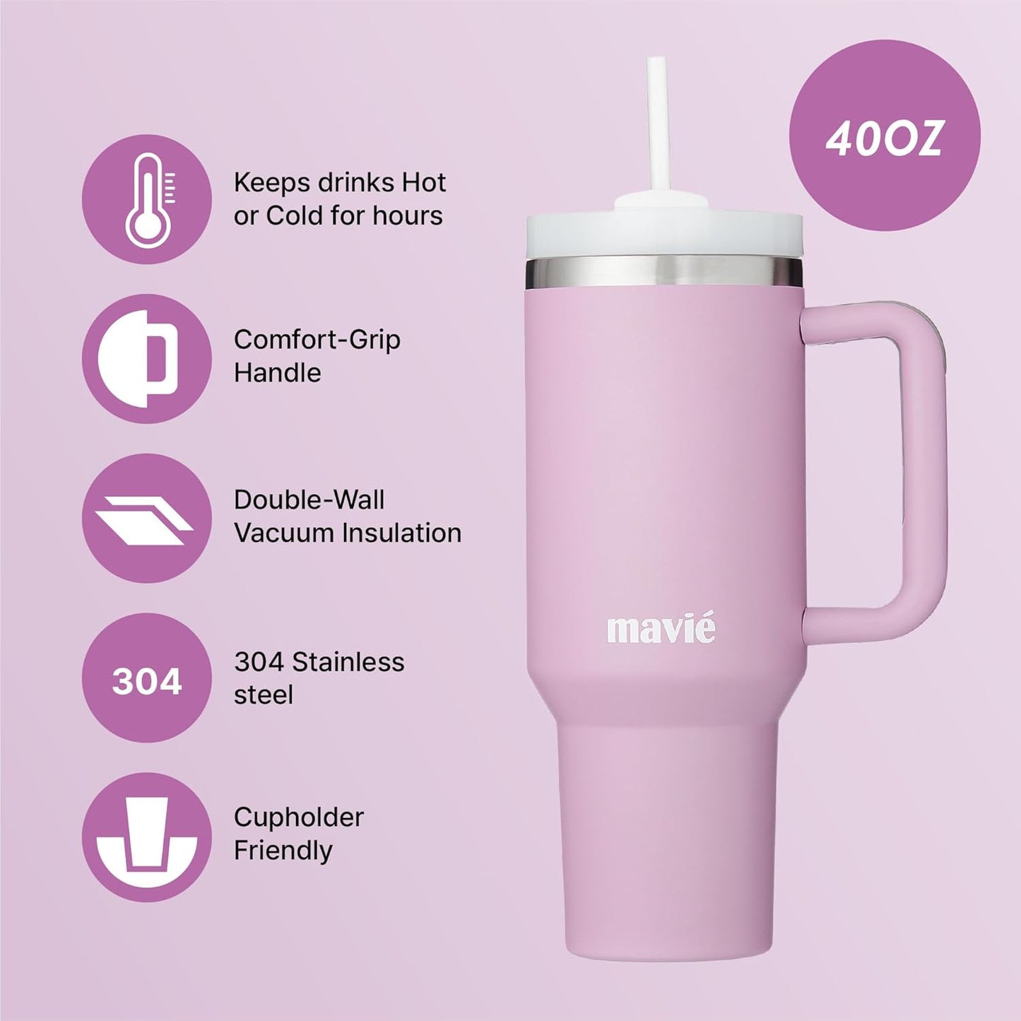 12oz Tumbler With Compartment for Ice, Double Insulated Stainless Steel Water Bottle With Twist Cap & Sip Lid, Travel Size for Purse & Reusable, Cup Holder Friendly Travel Coffee Mug (Cream)