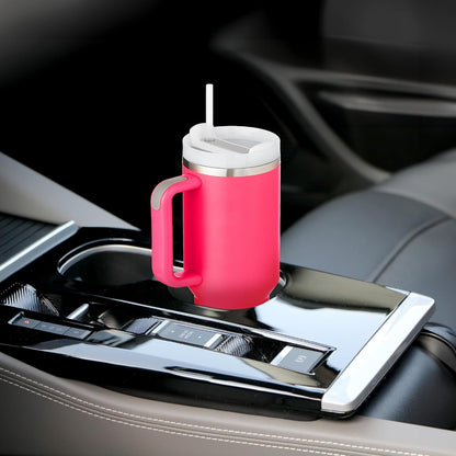 12oz Tumbler With Compartment for Ice, Double Insulated Stainless Steel Water Bottle With Twist Cap & Sip Lid, Travel Size for Purse & Reusable, Cup Holder Friendly Travel Coffee Mug (Cream)