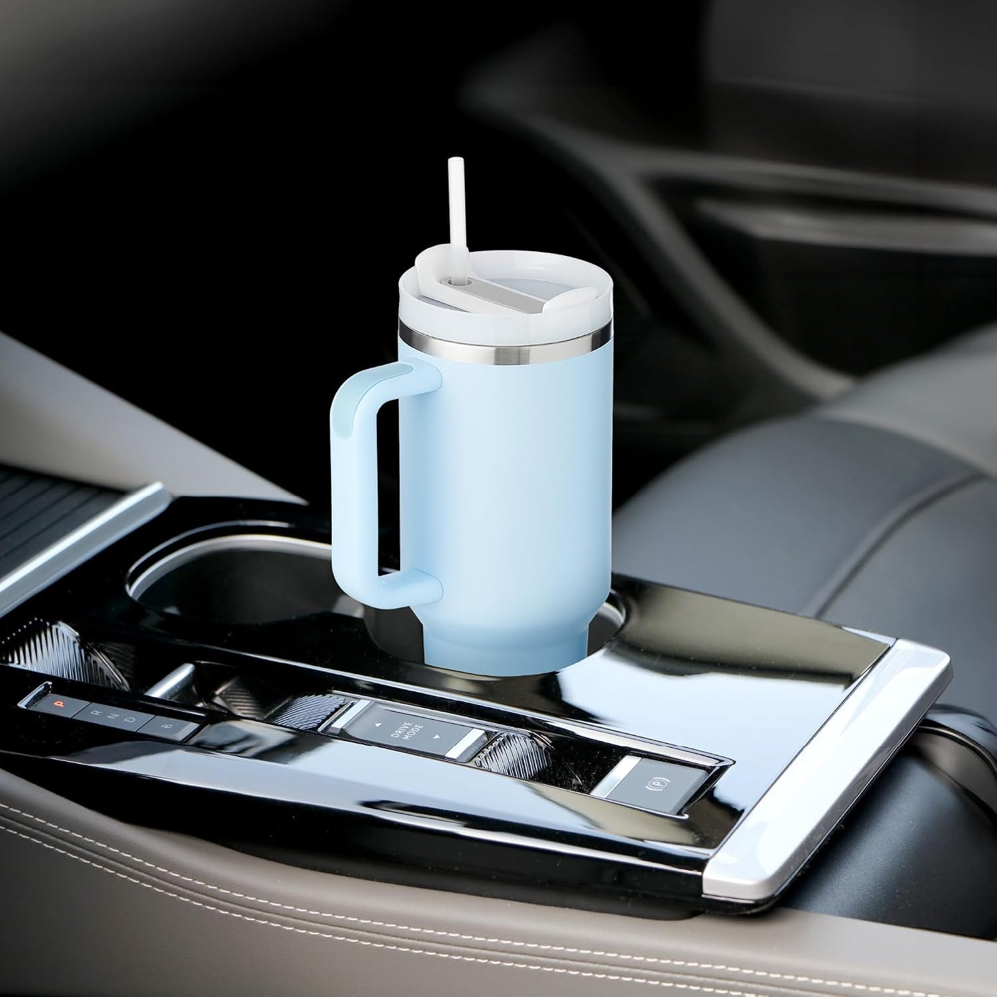 12oz Tumbler With Compartment for Ice, Double Insulated Stainless Steel Water Bottle With Twist Cap & Sip Lid, Travel Size for Purse & Reusable, Cup Holder Friendly Travel Coffee Mug (Cream)