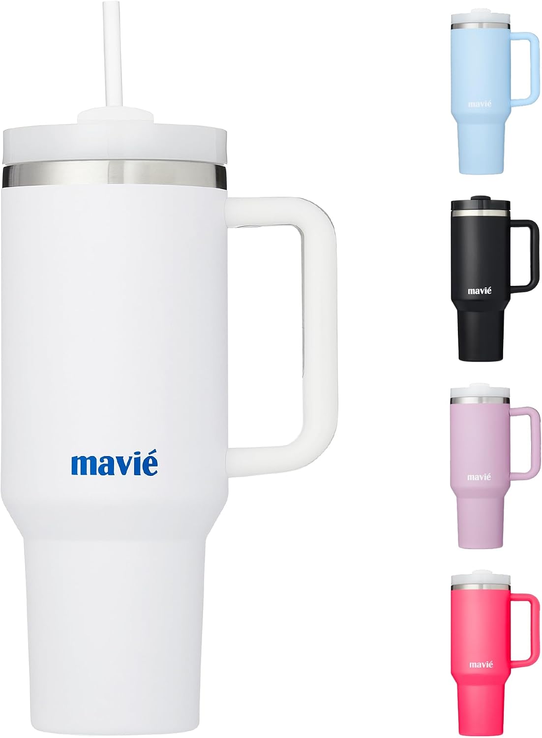 12oz Tumbler With Compartment for Ice, Double Insulated Stainless Steel Water Bottle With Twist Cap & Sip Lid, Travel Size for Purse & Reusable, Cup Holder Friendly Travel Coffee Mug (Cream)
