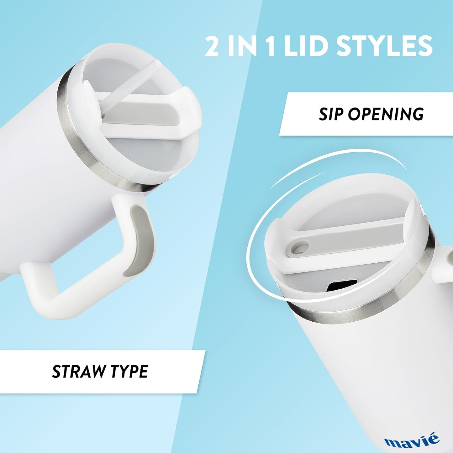 12oz Tumbler With Compartment for Ice, Double Insulated Stainless Steel Water Bottle With Twist Cap & Sip Lid, Travel Size for Purse & Reusable, Cup Holder Friendly Travel Coffee Mug (Cream)