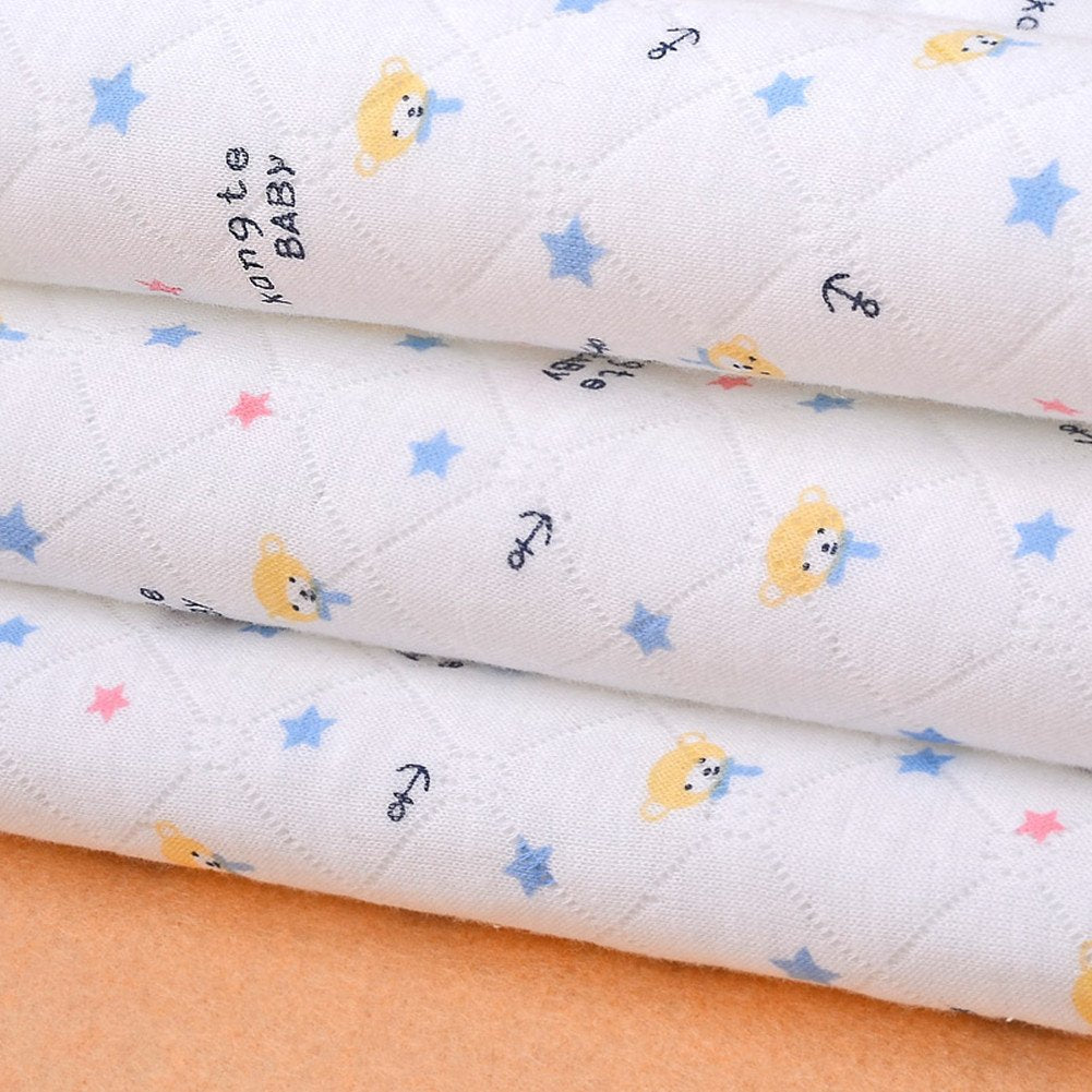 4pcs Pack Baby Infant Waterproof Cotton Changing Pads 18"x12" Washable Resuable Diapers Liners Mats (4pcs Pack-18"x12")