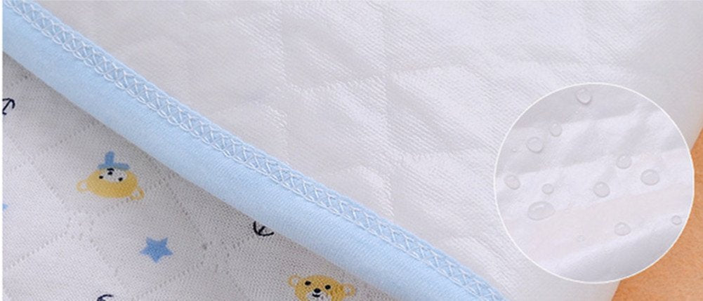 4pcs Pack Baby Infant Waterproof Cotton Changing Pads 18"x12" Washable Resuable Diapers Liners Mats (4pcs Pack-18"x12")