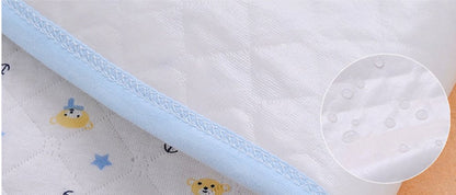 4pcs Pack Baby Infant Waterproof Cotton Changing Pads 18"x12" Washable Resuable Diapers Liners Mats (4pcs Pack-18"x12")