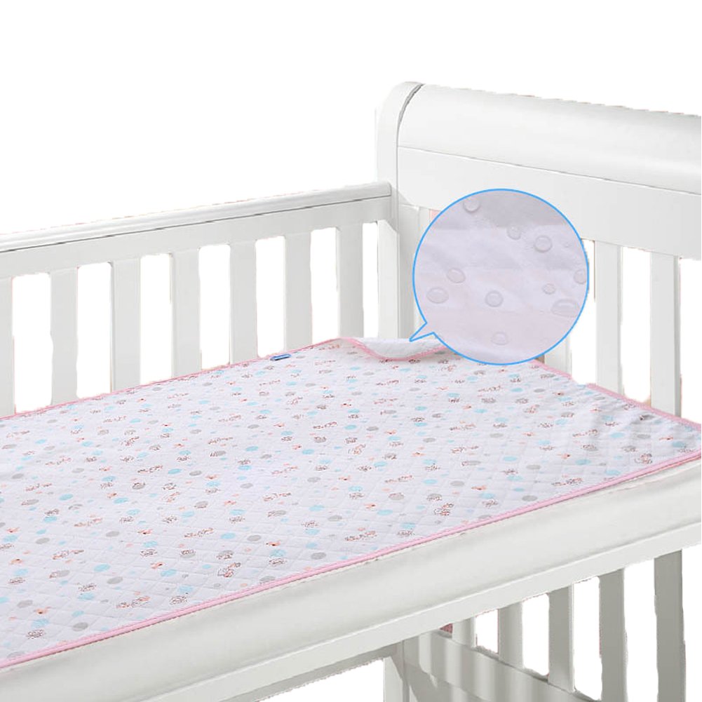 4pcs Pack Baby Infant Waterproof Cotton Changing Pads 18"x12" Washable Resuable Diapers Liners Mats (4pcs Pack-18"x12")
