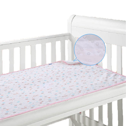 4pcs Pack Baby Infant Waterproof Cotton Changing Pads 18"x12" Washable Resuable Diapers Liners Mats (4pcs Pack-18"x12")