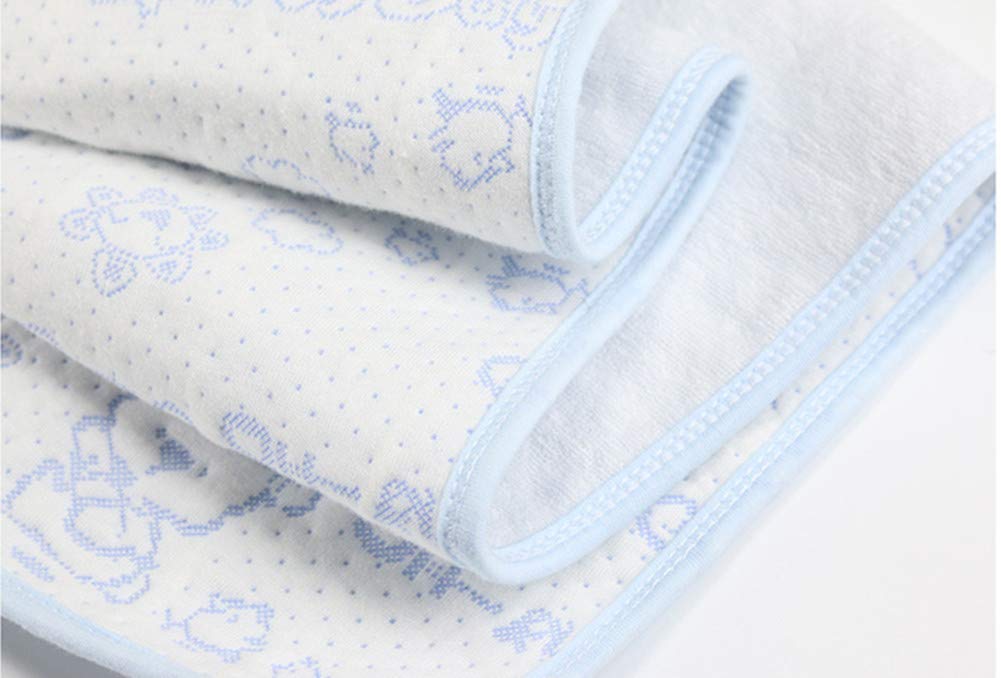 4pcs Pack Baby Infant Waterproof Cotton Changing Pads 18"x12" Washable Resuable Diapers Liners Mats (4pcs Pack-18"x12")