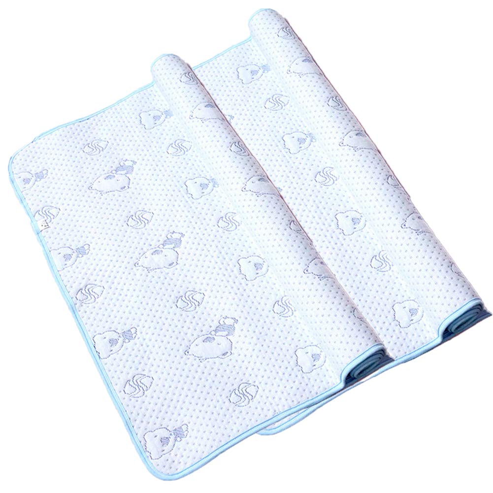 4pcs Pack Baby Infant Waterproof Cotton Changing Pads 18"x12" Washable Resuable Diapers Liners Mats (4pcs Pack-18"x12")