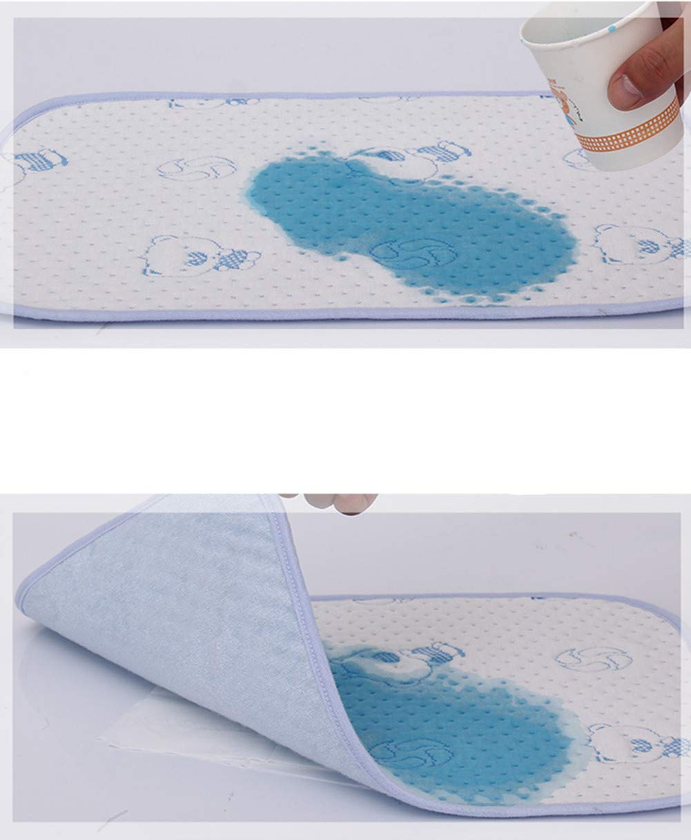 4pcs Pack Baby Infant Waterproof Cotton Changing Pads 18"x12" Washable Resuable Diapers Liners Mats (4pcs Pack-18"x12")
