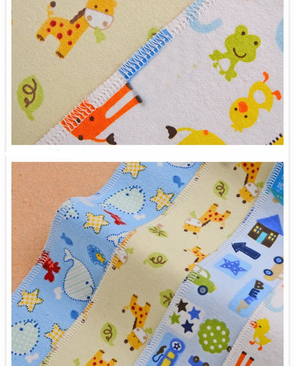 4pcs Pack Baby Infant Waterproof Cotton Changing Pads 18"x12" Washable Resuable Diapers Liners Mats (4pcs Pack-18"x12")