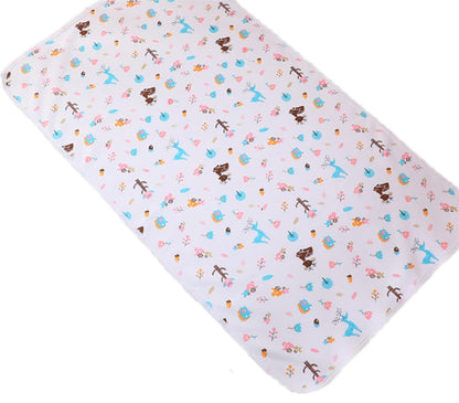 4pcs Pack Baby Infant Waterproof Cotton Changing Pads 18"x12" Washable Resuable Diapers Liners Mats (4pcs Pack-18"x12")