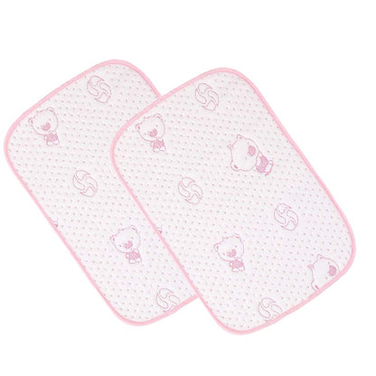 4pcs Pack Baby Infant Waterproof Cotton Changing Pads 18"x12" Washable Resuable Diapers Liners Mats (4pcs Pack-18"x12")