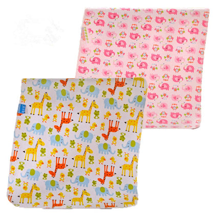 4pcs Pack Baby Infant Waterproof Cotton Changing Pads 18"x12" Washable Resuable Diapers Liners Mats (4pcs Pack-18"x12")