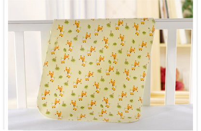 4pcs Pack Baby Infant Waterproof Cotton Changing Pads 18"x12" Washable Resuable Diapers Liners Mats (4pcs Pack-18"x12")