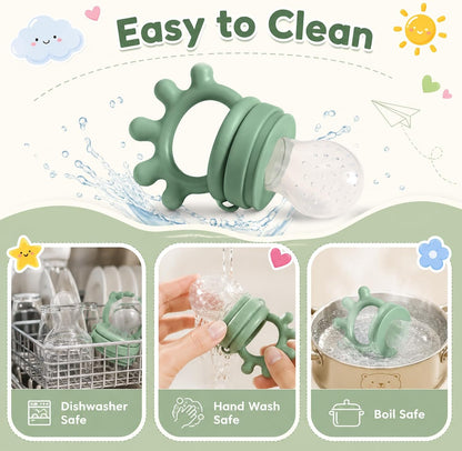 22 Pcs Silicone Baby Feeding Set, Baby Eating Utensils