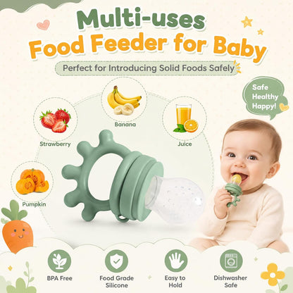 22 Pcs Silicone Baby Feeding Set, Baby Eating Utensils
