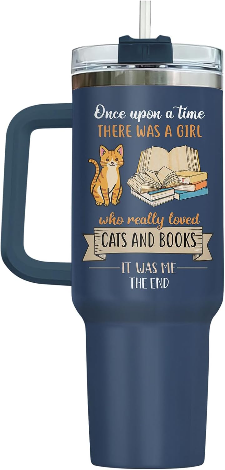 Funny Cat Will Not Harm My 40 oz Tumbler with Handle, Cat Lover Gift | Feline Lover Gift, Feline Kitty Whiskers Paw Meow Fur Baby Heifer Ranch Farmhouse Cattle Moo Tumbler