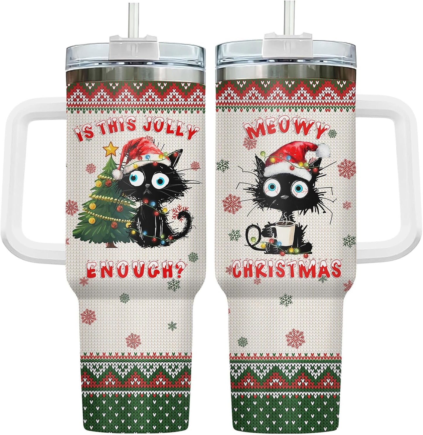 Funny Cat Will Not Harm My 40 oz Tumbler with Handle, Cat Lover Gift | Feline Lover Gift, Feline Kitty Whiskers Paw Meow Fur Baby Heifer Ranch Farmhouse Cattle Moo Tumbler