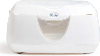 Warm Glow Baby Wipe Warmer with Nightlight, White