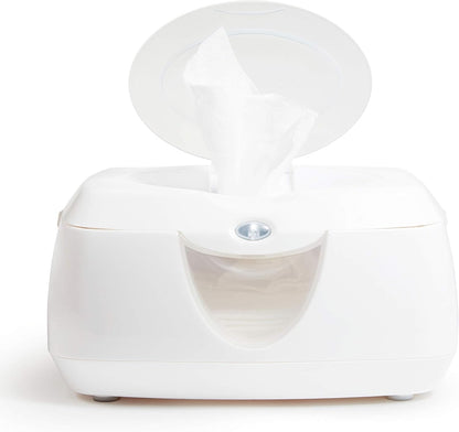 Warm Glow Baby Wipe Warmer with Nightlight, White