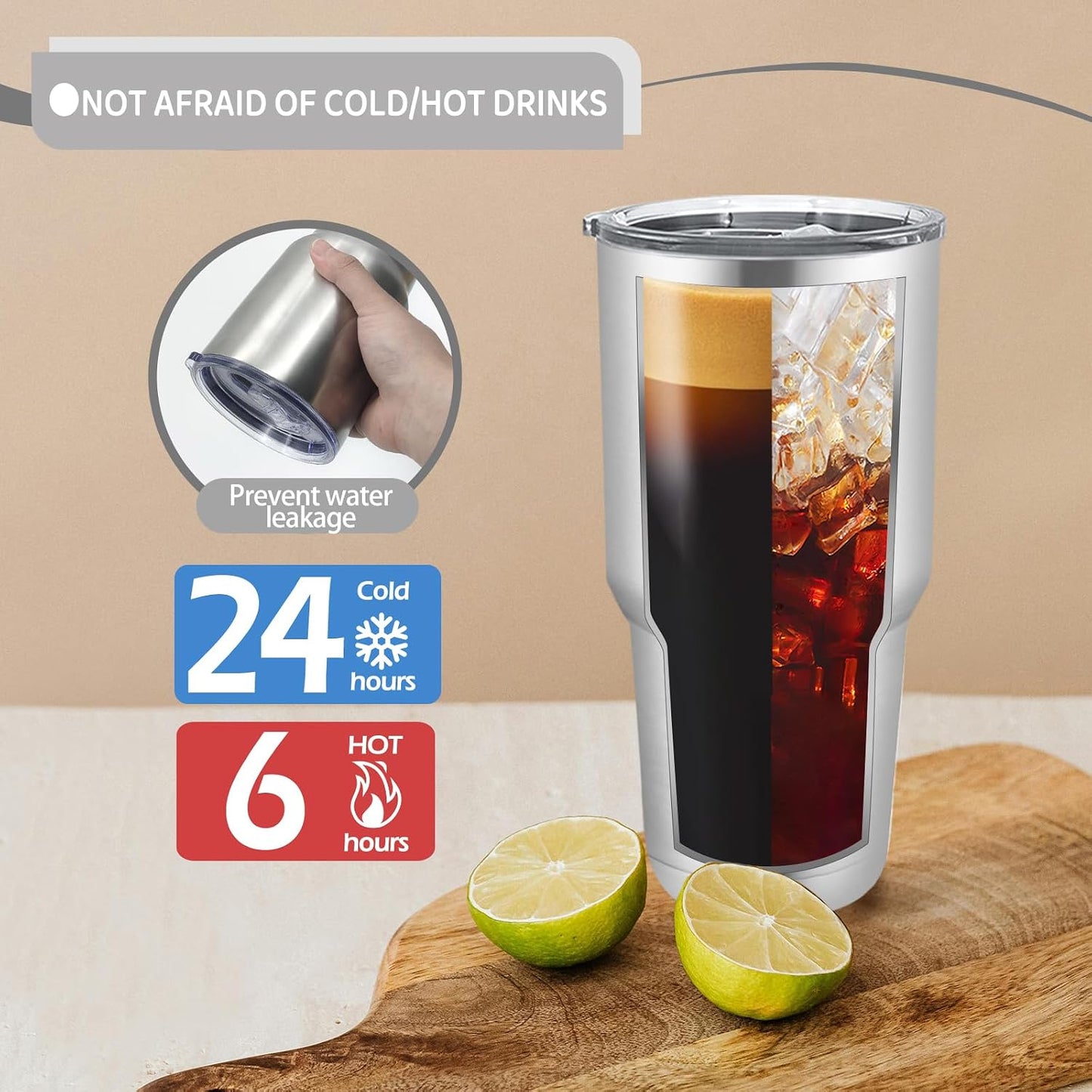 8 Pack Stainless Steel Insulated Tumbler with Lids and Straws Bulk Double Wall Vacuum Insulated Coffee Travel Tumbler for DIY Gift (Silver, 30oz)