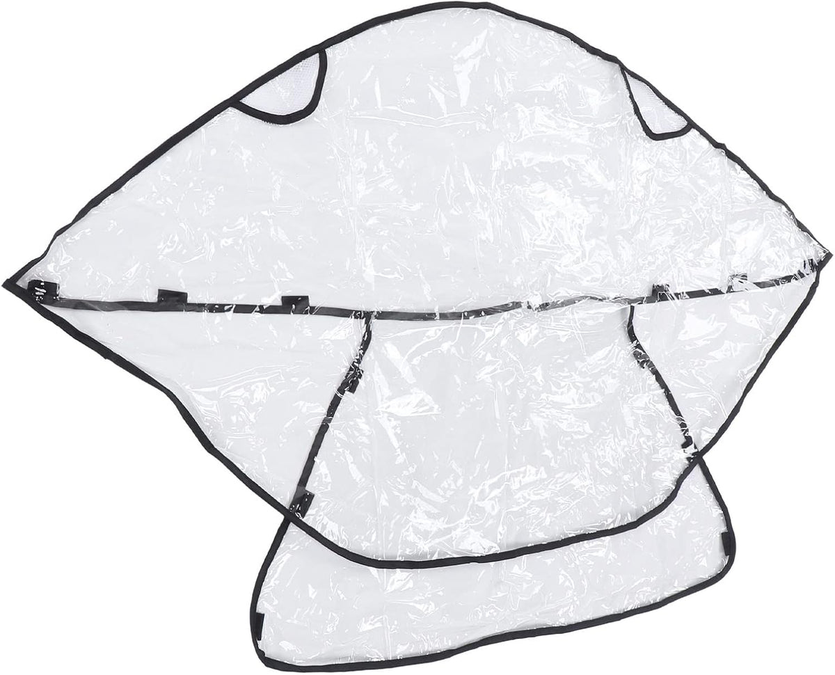 Universal Stroller Rain Cover, Windproof, Weather Protection for Baby Travel, for Outdoor Activities, PVC Material