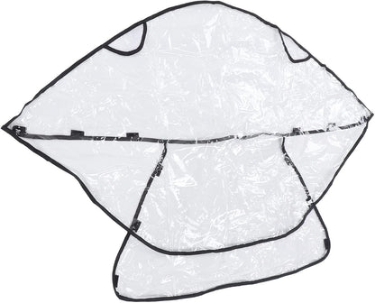Universal Stroller Rain Cover, Windproof, Weather Protection for Baby Travel, for Outdoor Activities, PVC Material