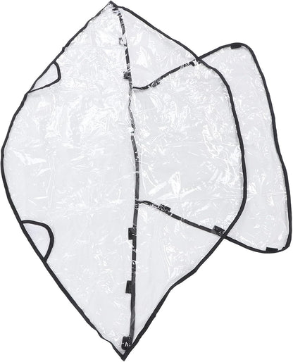 Universal Stroller Rain Cover, Windproof, Weather Protection for Baby Travel, for Outdoor Activities, PVC Material