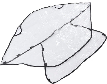 Universal Stroller Rain Cover, Windproof, Weather Protection for Baby Travel, for Outdoor Activities, PVC Material