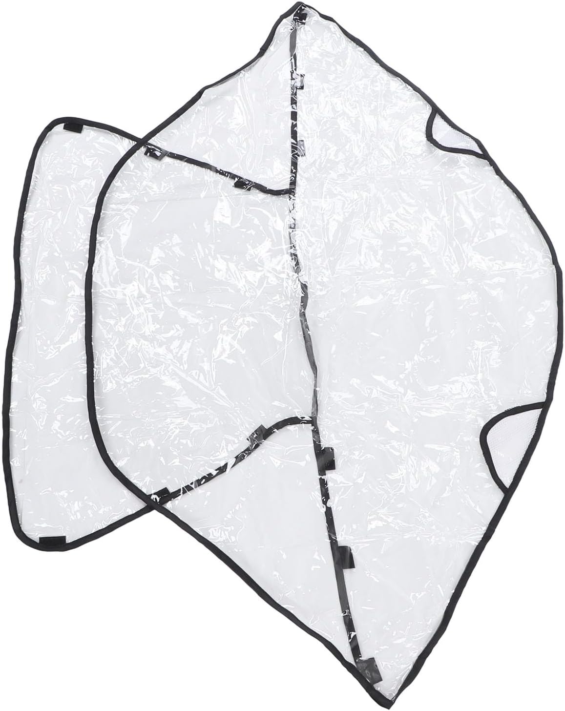 Universal Stroller Rain Cover, Windproof, Weather Protection for Baby Travel, for Outdoor Activities, PVC Material