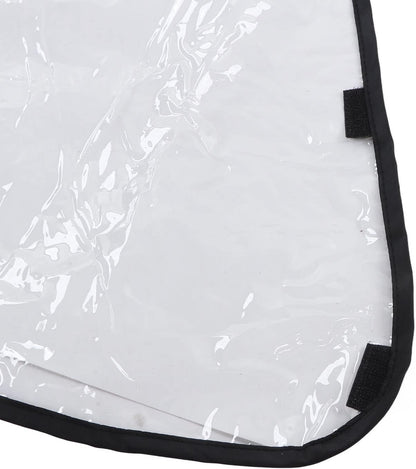 Universal Stroller Rain Cover, Windproof, Weather Protection for Baby Travel, for Outdoor Activities, PVC Material