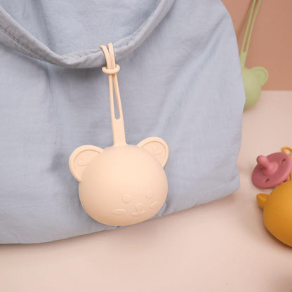 Pacifier Box in Baby,Cute Portable Pacifier Storage case,Pack of Silicone Pacifier Holder for Boys & Girls