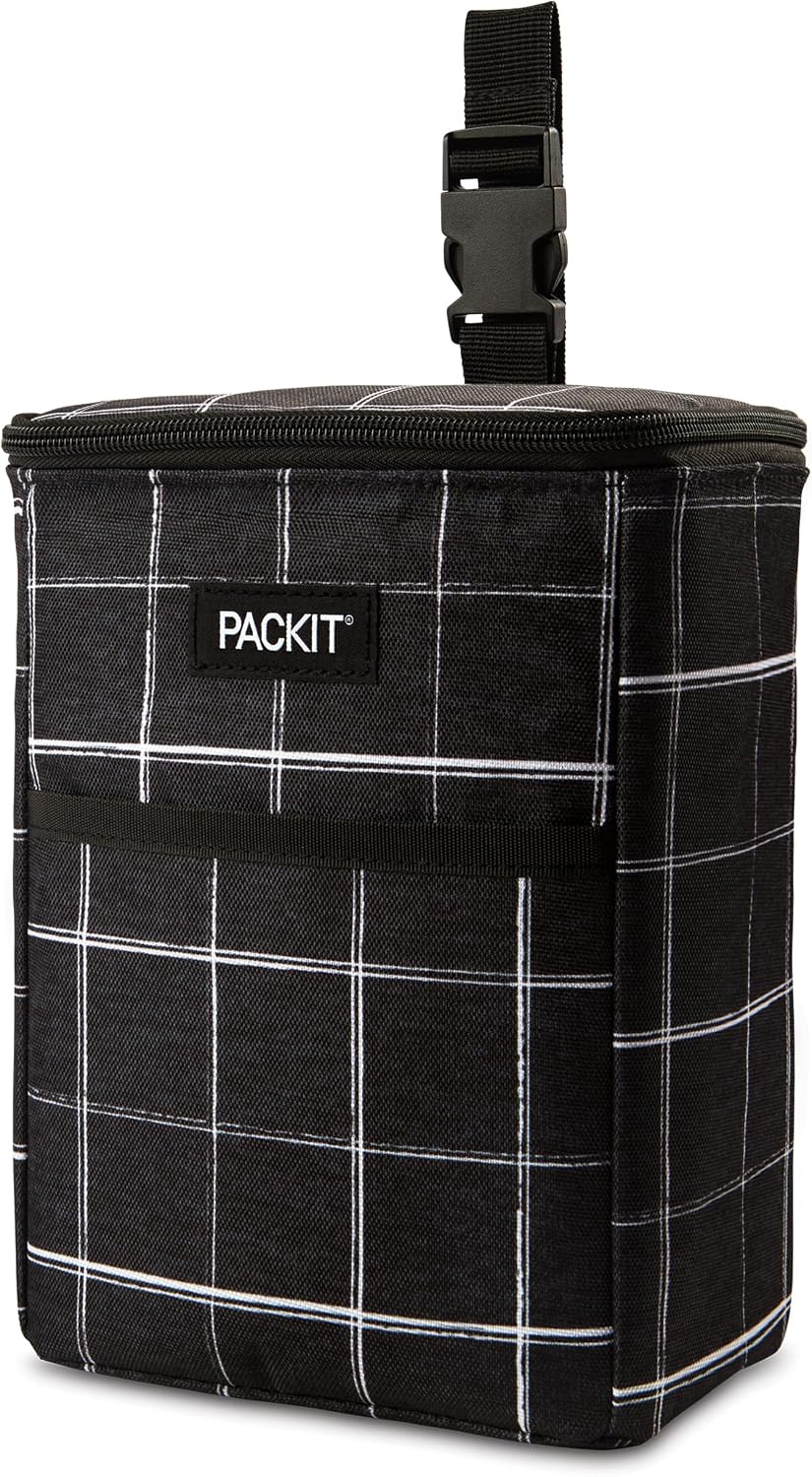 Freezable Double Bottle Bag, Built with EcoFreeze Technology, Antimicrobial lining, Collapsible, Reusable, Zip Closure, Buckle Handle, Perfect for Breastmilk and Formula On the Go